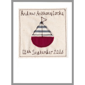 Personalised Sailing Boat Birthday Card For Any Age, 8 of 12