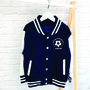 Kids Personalised Football Superstar Varsity Jacket, thumbnail 2 of 7
