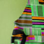 African Print Apron | Green Kente Kofi Print, thumbnail 2 of 5