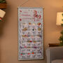 Personalised Hanging Advent Calendar Unicorn Design, thumbnail 2 of 6