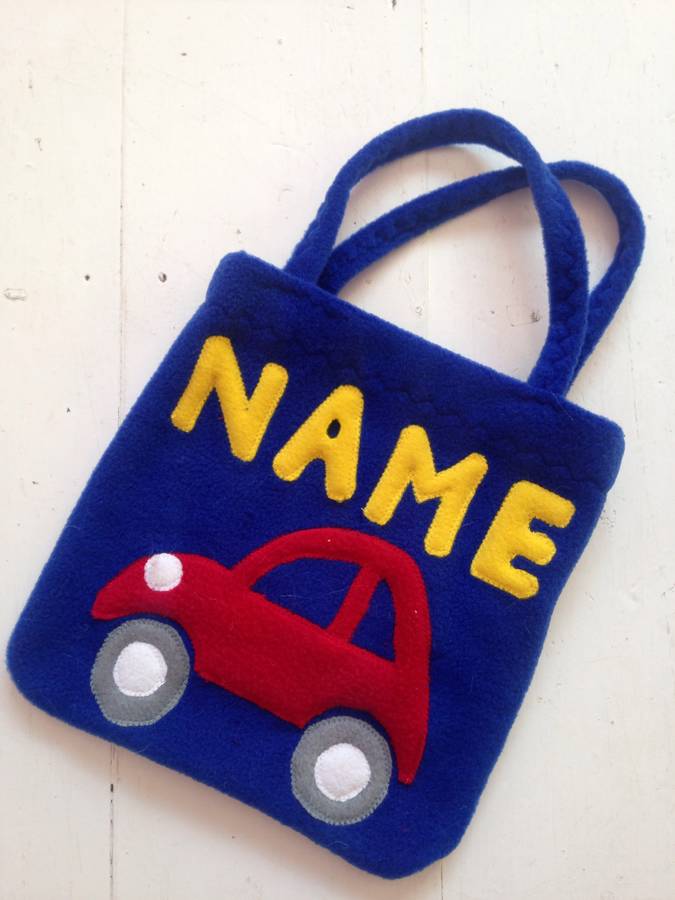 Toddler's Personalised Handbag Blue, 1 of 2