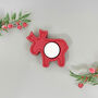 Festive Reindeer Tealight Holder Christmas Decorations, thumbnail 8 of 10