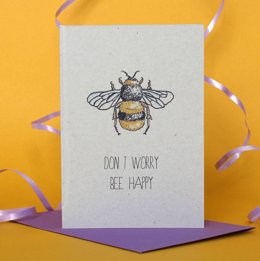 Be Happy Card By Adam Regester Design