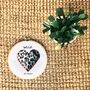 Recycled Cotton Handmade Hanging Hoop Sign, thumbnail 1 of 4