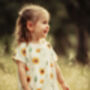 Sunflower Short Sleeve Summer Romper, thumbnail 2 of 3