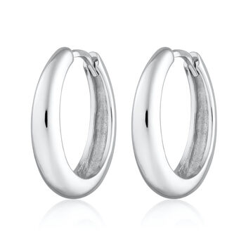 Large Foundation Classic Hoop Earrings, 4 of 5