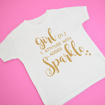 'Girl' Definition T Shirt, 3 of 4