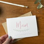 Happy Mother's Day Mum Botanical Card, thumbnail 2 of 4