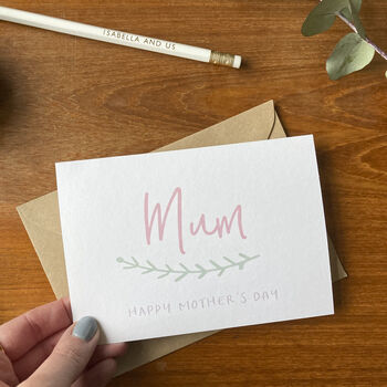 Happy Mother's Day Mum Botanical Card, 2 of 4