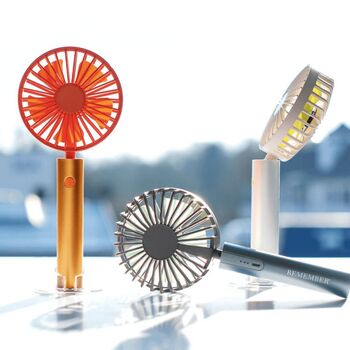Hand Held Fan Or With Table Stand Usb Rechargeable, 8 of 9