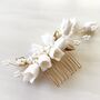 Dainty Floral Hair Comb, thumbnail 2 of 6