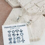 Personalised Travel Symbols Silver Necklace, thumbnail 7 of 12