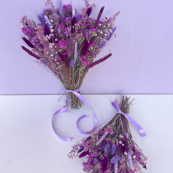 Dark Purple Wildflower Bouquet, 9 of 10