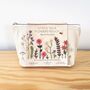 Stitch Your Flowers Zip Pouch Diy Kit, thumbnail 4 of 7