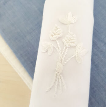 White Roses Woman's Handkerchiefs, 2 of 6