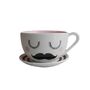 Large Character Tea Cup And Saucer, thumbnail 1 of 4