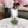 30th Birthday Milestone Watercolour Flowers Glass Vase, thumbnail 4 of 5