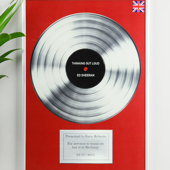 Personalised Framed Disc Poster, 2 of 4