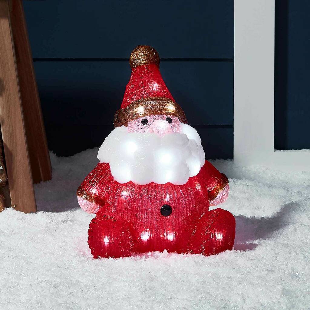 Outdoor Santa Light By Lights4fun | notonthehighstreet.com