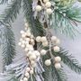 White Berry And Frosted Fir Cone Spray, thumbnail 3 of 4