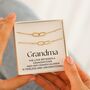 Gift For Grandma – Grandmother And Granddaughter Interlocking Bracelet Set, thumbnail 1 of 12
