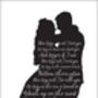 Wedding Silhouette And First Dance Lyrics, thumbnail 3 of 3