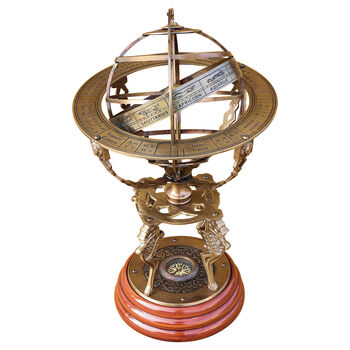 18 Inch Armillary Sphere With Compass, 6 of 9