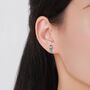 Sterling Silver Nutcracker Stud Earrings, thumbnail 6 of 12
