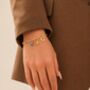 Personalised Gold Three Charm Bracelet, thumbnail 1 of 7