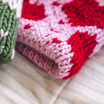 Knit Your Own Valentine Heart Snood Kit, 10 of 10