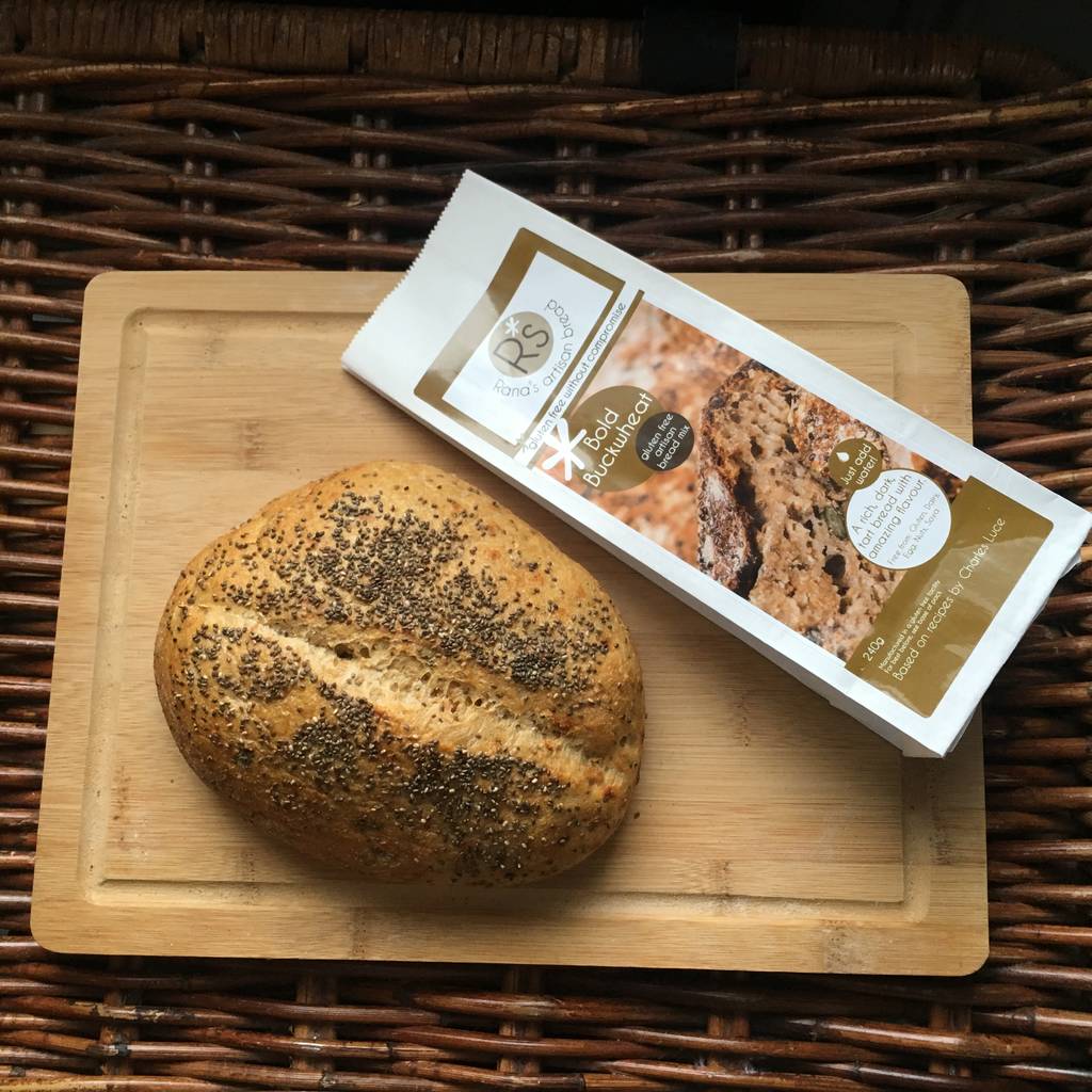 gluten free rye and buckwheat bread mix collection by rana's artisan