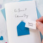 Personalised First Father's Day Envelope Card, thumbnail 1 of 4