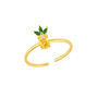 Pineapple Sterling Silver Adjustable Ring, thumbnail 3 of 8