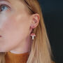 Fly Agaric Toadstool Earrings, thumbnail 3 of 3