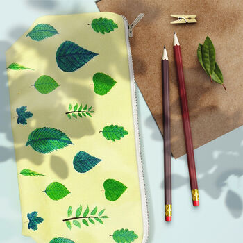 Cotton Leaf Makeup And Cosmetic Bag, 5 of 6