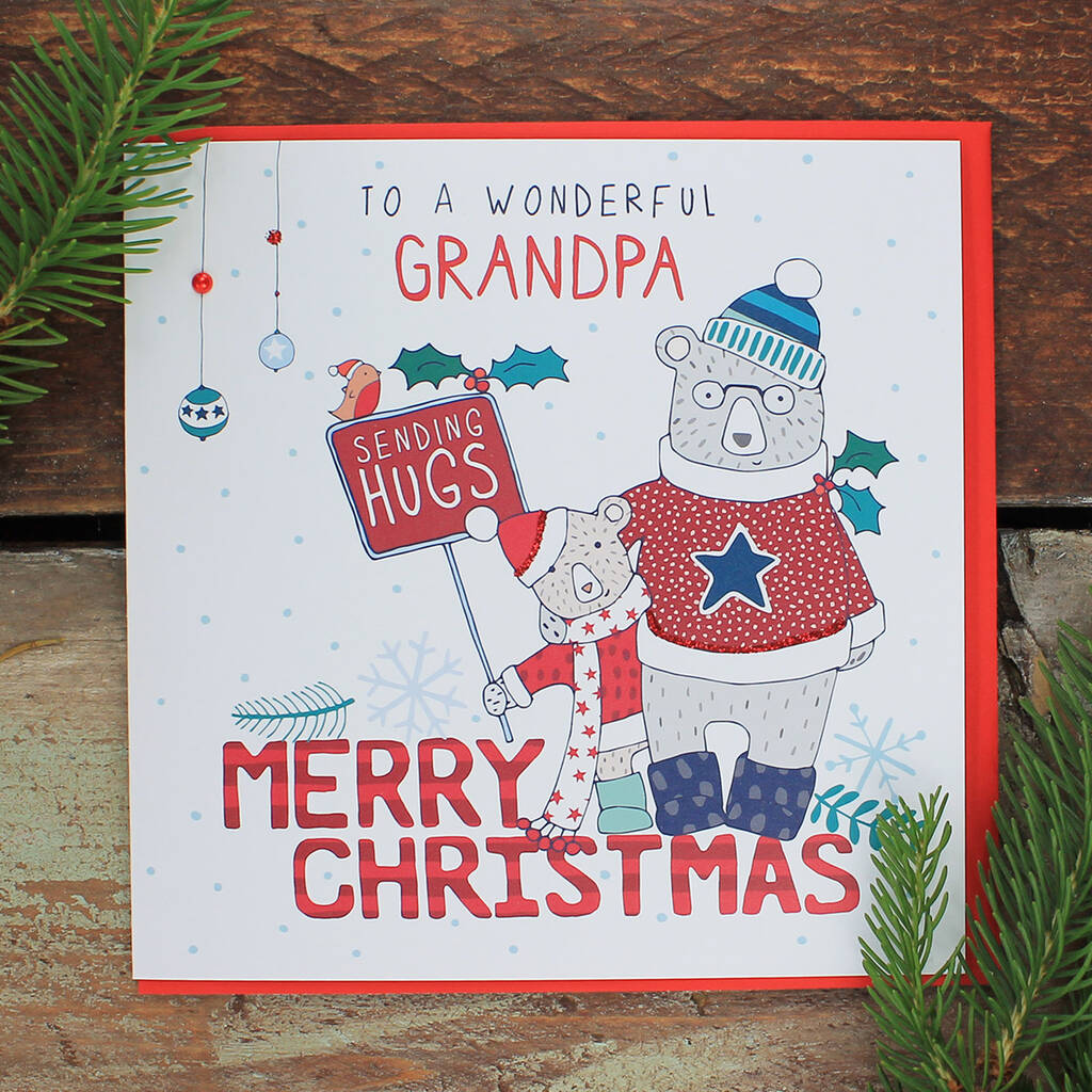 Grandpa Christmas Card By Molly Mae® | notonthehighstreet.com