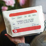 Personalised Train Ticket Pouch For Mum, thumbnail 1 of 5