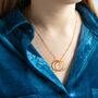 Duo Hoop Dot Necklace, thumbnail 3 of 8