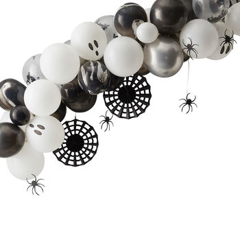 Black And White Halloween Balloon Arch Garland, 2 of 2