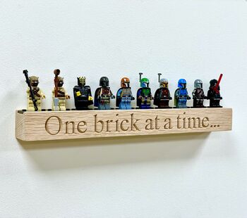 Wooden Minifigure Display Wall Stands, 8 of 9