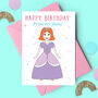 Princess Personalised Birthday Card, thumbnail 3 of 4