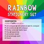 Rainbow Stationery Set, thumbnail 2 of 5