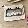 Hedgehog Shaped Knitting Needle Gauge And Stitch Marker Set, thumbnail 4 of 7