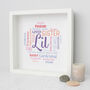 Personalised Birthday Word Art Gift For Sister, thumbnail 1 of 7