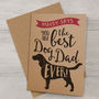Best Dog Dad Ever 'A6 Size' Card, thumbnail 10 of 12