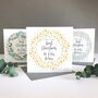 Your First Married Christmas Wreath Card, thumbnail 2 of 5