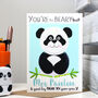 Personalised Panda Thank You Teacher Card, thumbnail 6 of 9