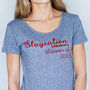 Personalised Staycation T Shirt, thumbnail 1 of 4