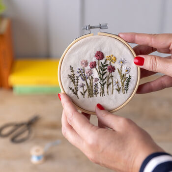 Mini Garden Embroidery Kit Set Of Three, 4 of 4