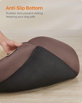 Pet Sofa Bed With Reversible Cushion And Raised Edges, 5 of 9